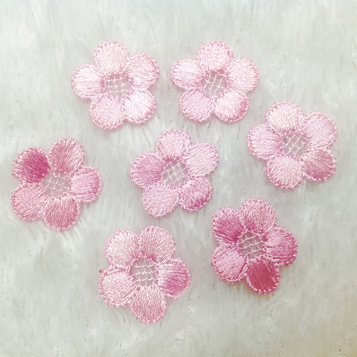 Hoa thêu hình bông mai đẹp