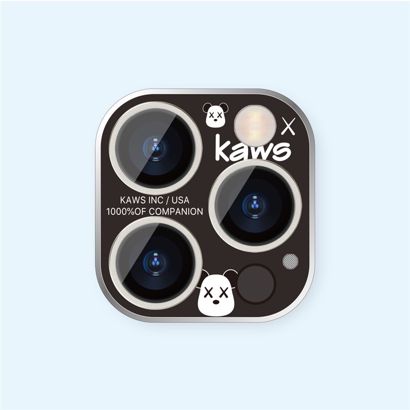 Ốp Điện Thoại Kính Cường Lực In Hình Anime Kuromi Snoopys Đáng Yêu Bảo Vệ Camera Chống Rơi Vỡ Cho iPhone