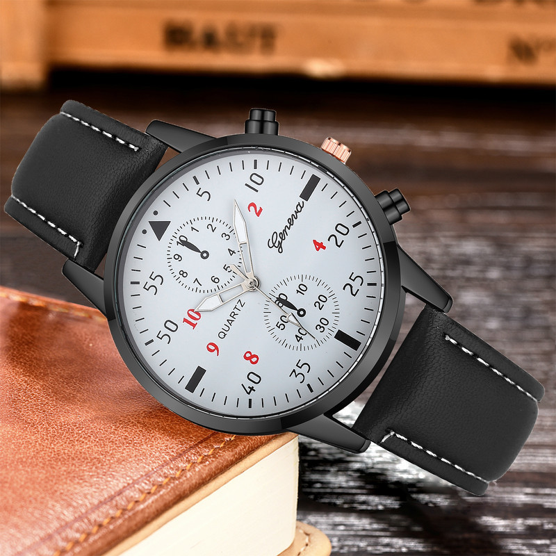 Đồng hồ Geneva phối dây da sành điệu cho nam | BigBuy360 - bigbuy360.vn