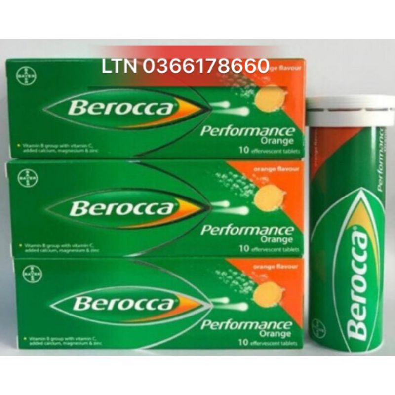 [Chính Hãng ] BEROCCA VITAMIN C Túp 10 viên