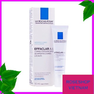 Kem Giảm Mụn Chuyên Biệt La Roche Posay Effaclar A.I Targeted Imperfection Corrector 15ml LaRoche AI. RSVN SP31