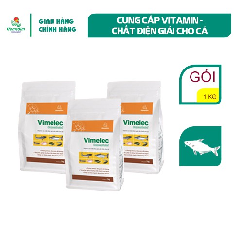 Vemedim Vimelec Concentrated cá dùng cung cấp vitamin và chất điện giải cho cá, gói 1kg