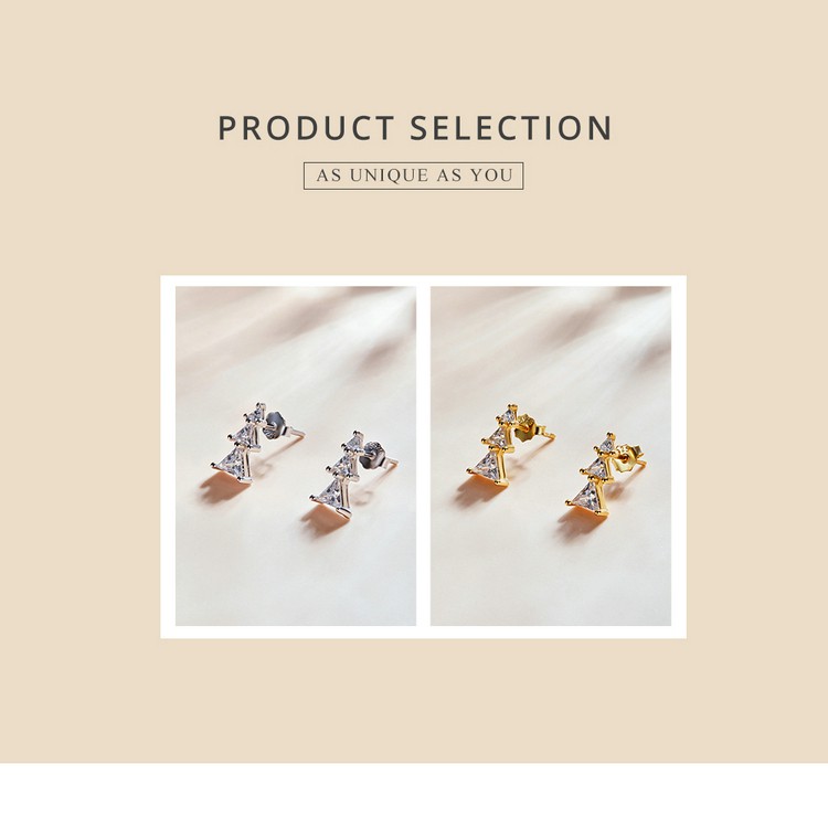 Đôi bông tai Bamoer Scene1268-A bằng bạc 925 họa tiết cây thông Noel có 2 màu tuỳ chọn dùng làm quà tặng cho nữ