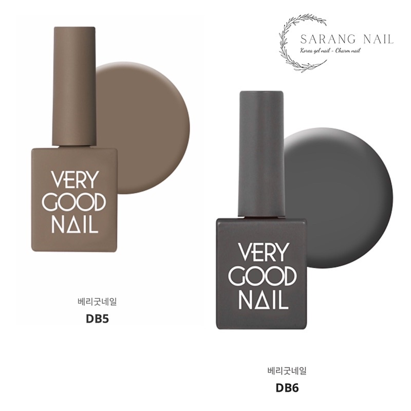 Sơn Very Good Nail chính hãng Hàn Quốc tone Nâu Down Beige