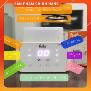 Máy hâm sữa tiệt trùng điện tử Duo 3 Fatzbaby FB3093VN