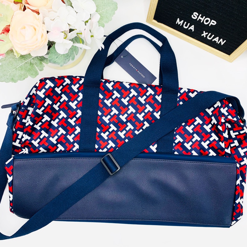 Túi Tommy Hilfiger Monogram Duffle Bag, Navy