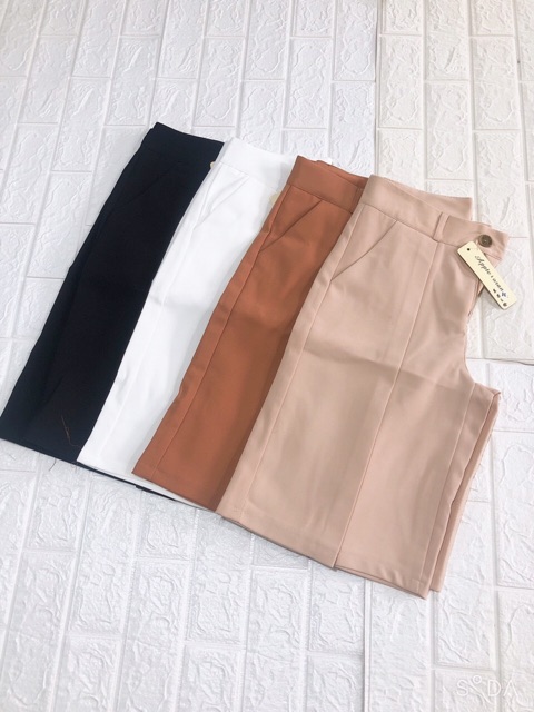 Quần Ống rộng lửng 1 ly chất tuyết mưa. | BigBuy360 - bigbuy360.vn