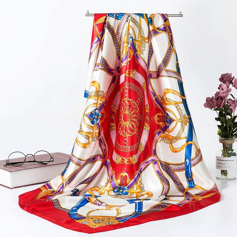 *LADY STORE* Khăn choàng chống nắng vào mùa hè cổ kích cỡ 90*90