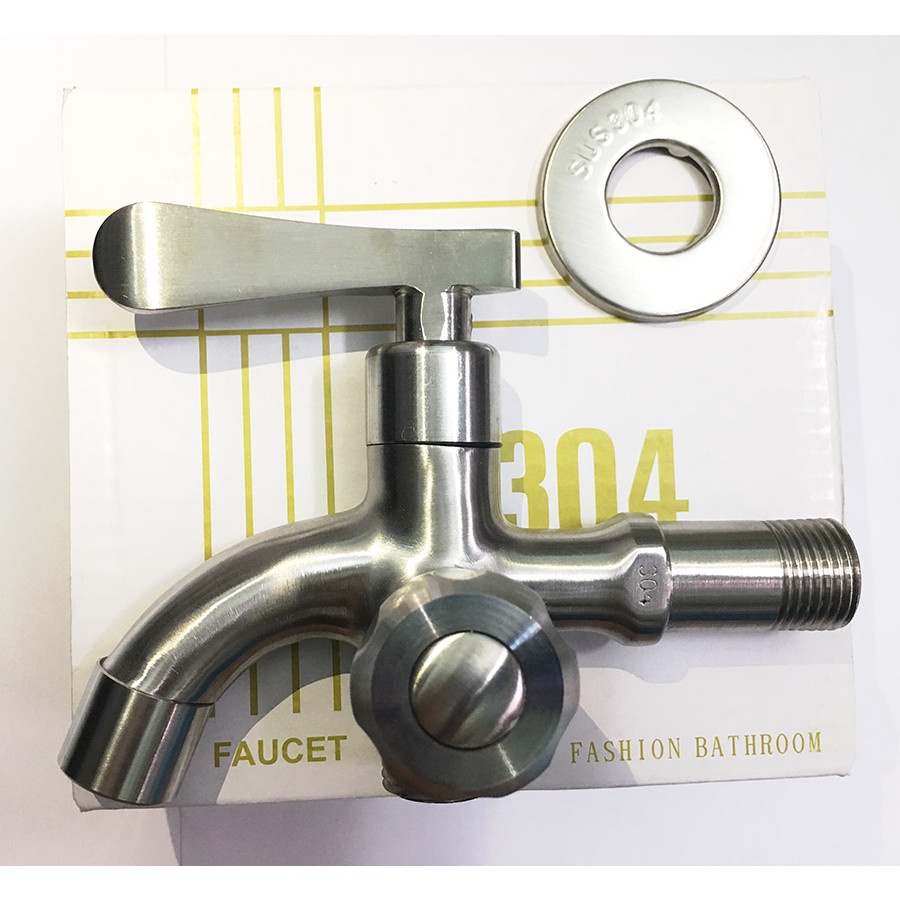 Củ sen Vòi Sen Tắm Lạnh INOX 304 THÂN ĐÚC NGUYÊN KHỐI