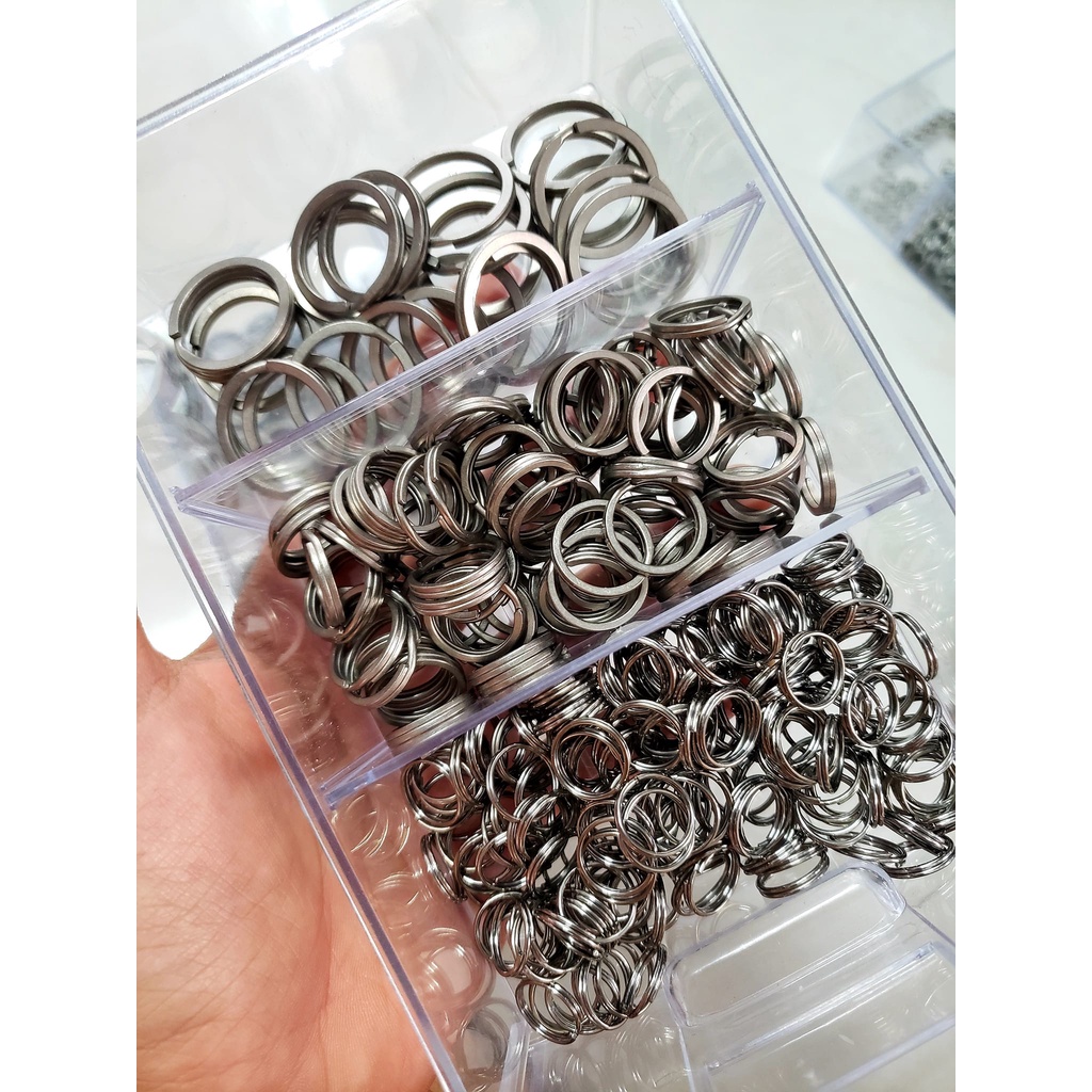Size 8-25mm, Vòng chia móc khóa/ Ring móc khóa Titanium