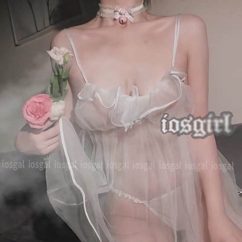 Set Đầm Ngủ Xuyên Thấu Và Quần Lót Lọt Khe Quyến Rũ Dành Cho Nữ | BigBuy360 - bigbuy360.vn