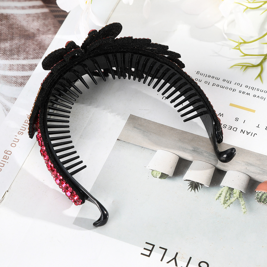 Kẹp tóc hình bướm đính đá pha lê lấp lánh thời trang cho nữ