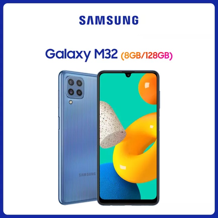Điện Thoại Samsung Galaxy M32  - Pin 5.000 mAH - Tương thích với sạc nhanh 25W - Hàng Chính Hãng