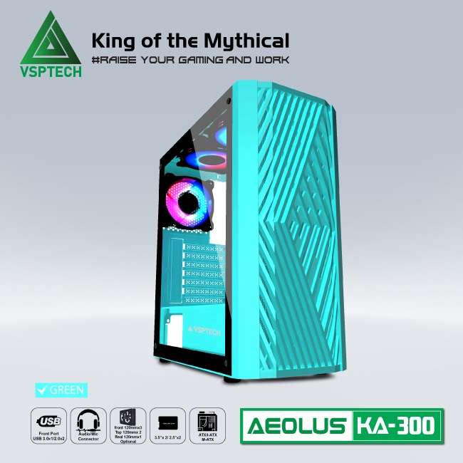 Vỏ Case KA300 GREEN