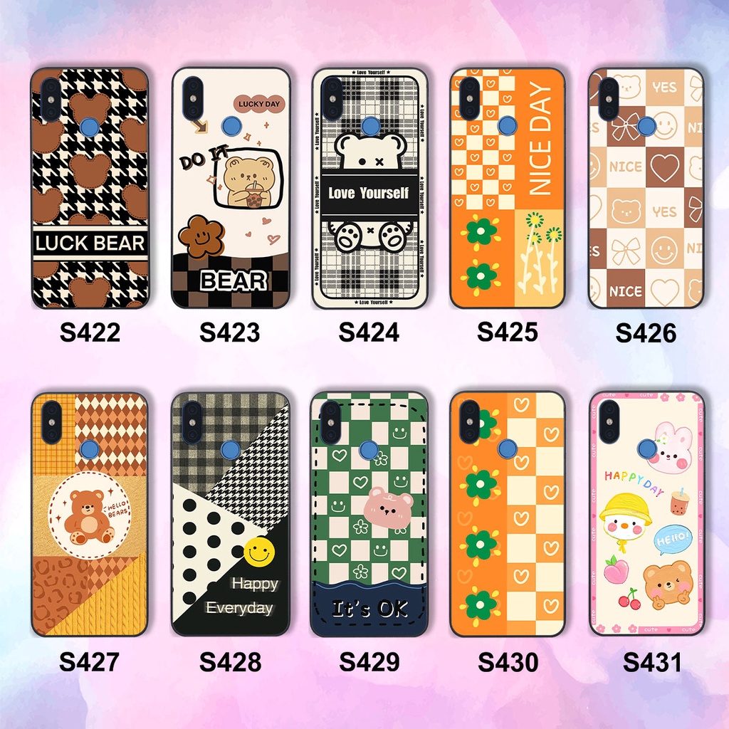 Ốp lưng Xiaomi MI 8 / MI 8 SE happy day, gấu bear dễ thương - BỀN - ĐẸP -BAO GIÁ TOÀN THỊ TRƯỜNG