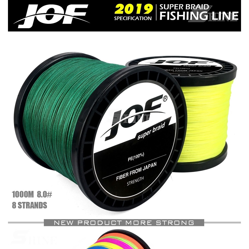 Cuộn Dây Câu Cá Bện 8 Sợi PE 100M 150M 300M 500M 1000M