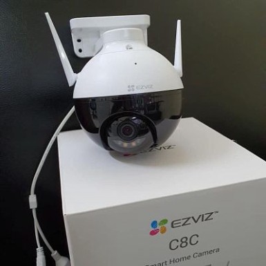 Camera ngoài trời wifi EZVIZ C8C Full HD 1080P xoay 360 độ Tích hợp AI -Có màu ban đêm hàng chính hãng bảo