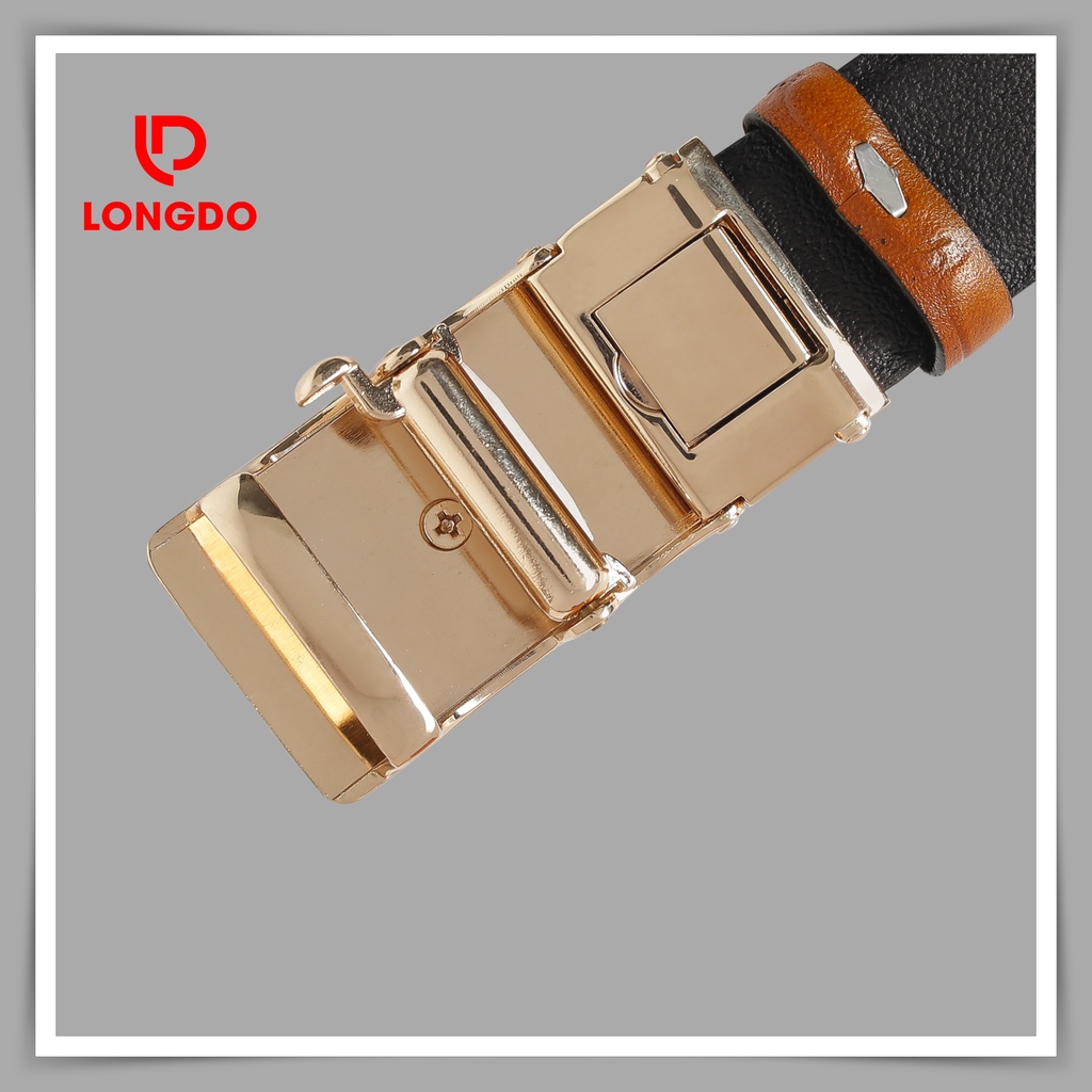Dây nịt nam cao cấp - Cam kết 100% da bò thật - Hàng chính hãng thương hiệu Longdo Leather - TL01