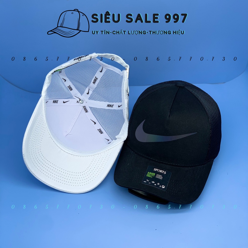 NÓN LƯỠI TRAI PHẢN QUANG MÓC NAI 7 MÀU CAO CẤP SIÊU ĐẸP 2 MÀU