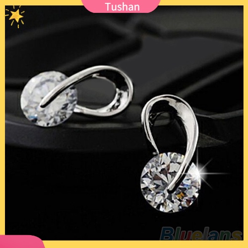 Đôi khuyên tai đính đá xinh xắn cho nữ