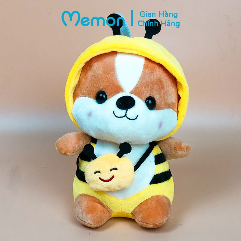 Gấu Bông Mini Shiba Cosplay Cao Cấp Memon