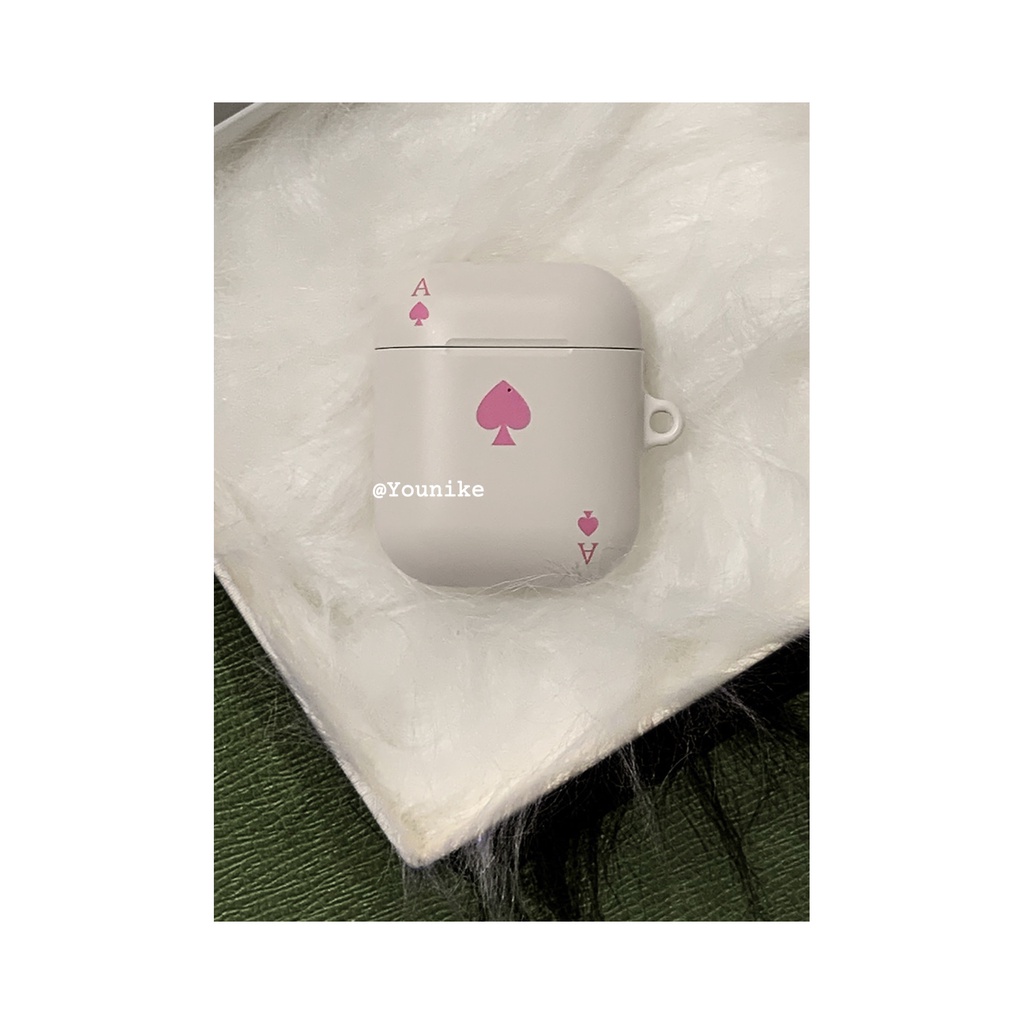 Vỏ Bảo Vệ Hộp Sạc Tai Nghe Bluetooth Không Dây air / pods pro3 Hình Trái Tim Màu Hồng Phong Cách Hàn Quốc Ốp