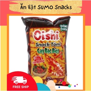 Bim Bim Snack Tôm Cay Oishi Đặc Biệt 75/80g-Ăn Vặt Sumo Snack