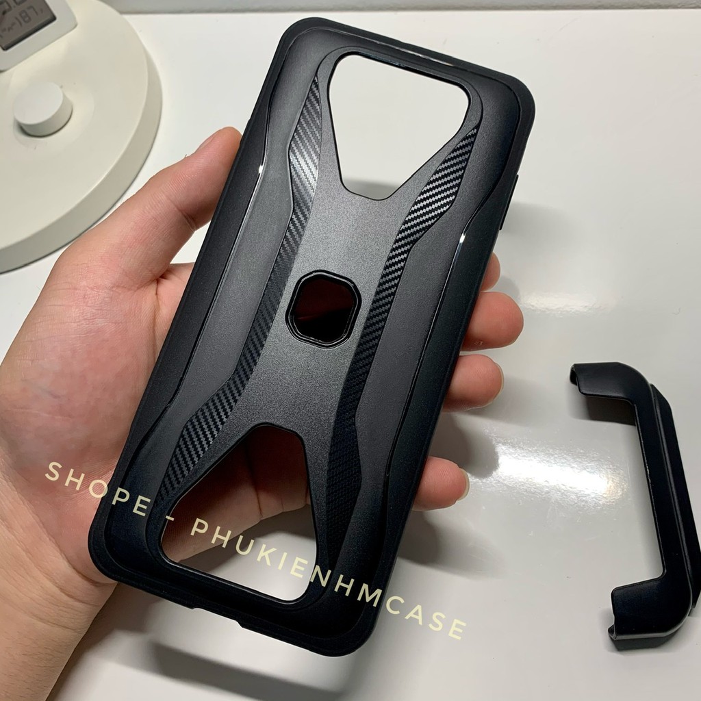 Ốp lưng chống sốc Xiaomi Black Shark 3 / 3s / 3 Pro, Mặt lưng nhựa PC, Viền TPU