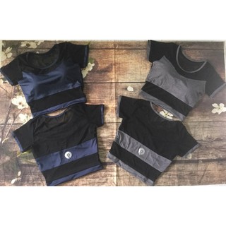 ÁO CROPTOP PHỐI LƯỚI CÓ MÚT
