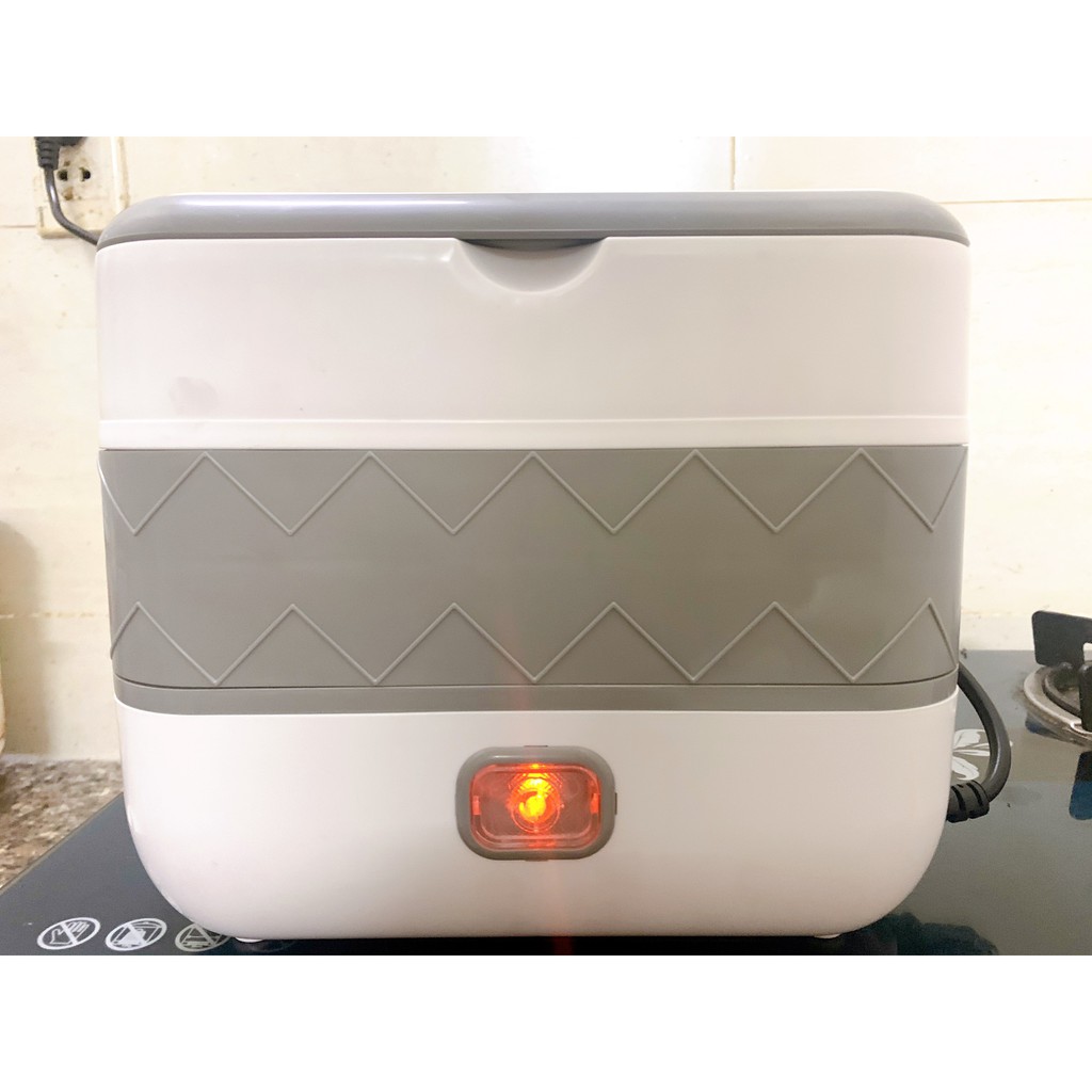 [BH 6 THÁNG] HỘP CƠM MINI VĂN PHÒNG CẮM ĐIỆN GIỮ NHIỆT, NẤU CHÍN THỨC ĂN TIỆN LỢI TẶNG KÈM MUỖNG + ĐŨA | BigBuy360 - bigbuy360.vn