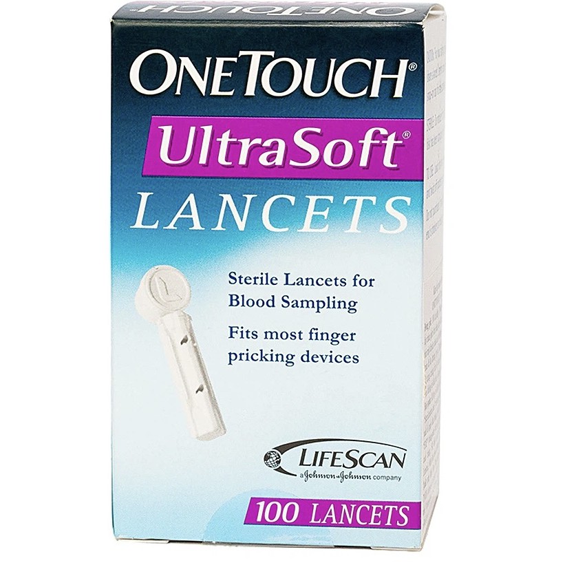 ✅ KIM ONETOUCH ULTRA SOFT - Kim lấy máu dùng cho bút thử đường của máy OneTouch Ultra 1, 2 (chính hãng One Touch)