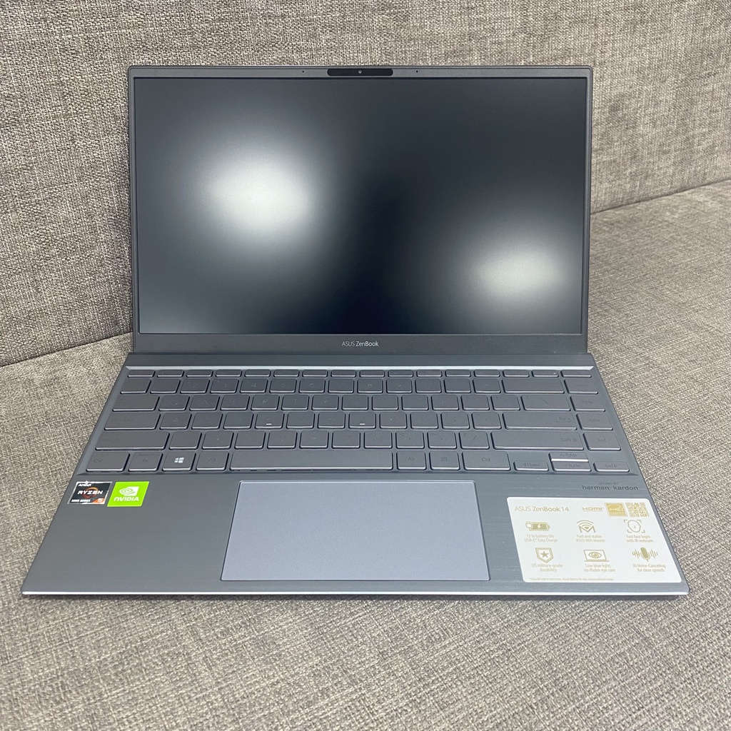 Laptop ASUS Zenbook Q408UG AMD Ryzen 5 5500U, 8GB, 256GB, Geforce MX450, 14" Full HD IPS - Hàng nhập khẩu