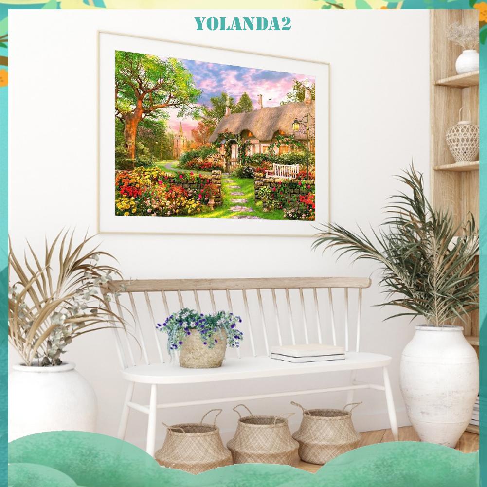 Bộ phụ kiện làm tranh thêu chữ thập 11CT trang trí DIY đầy đủ