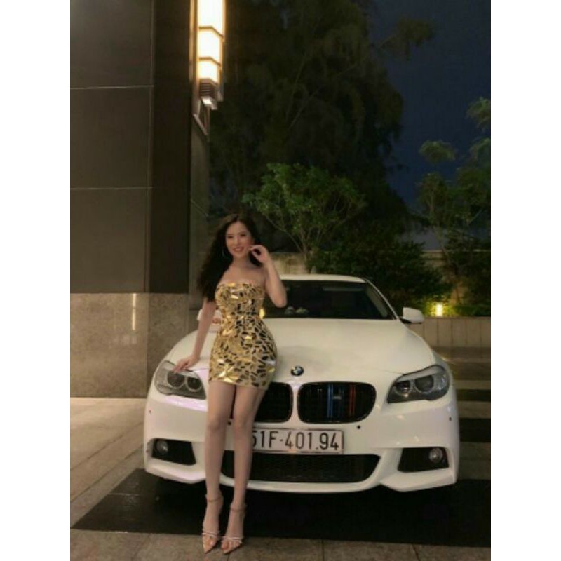 Đầm body cúp ngực đắp kiếng