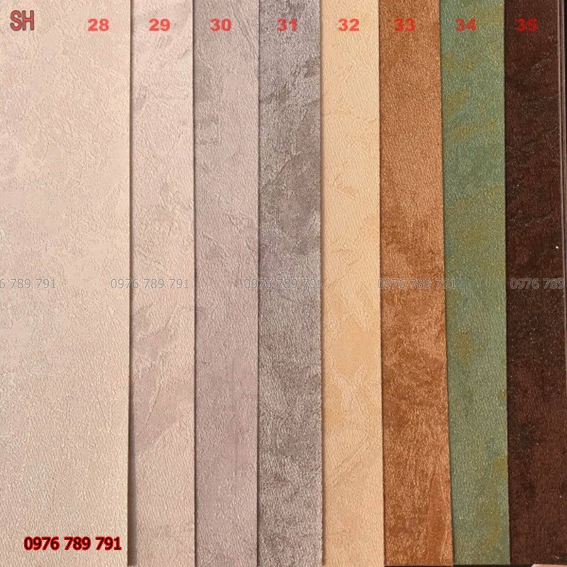 Giấy Dán Tường Giả Bê Tông Xi Măng  Lụa Kim Tuyến Không Keo Màu Xám Trắng, Vàng, Nâu, Ghi Đẹp