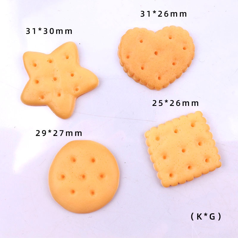 Set 10 Mô Hình Bánh Quy Mini Bằng Nhựa Dùng Trang Trí Giáng Sinh