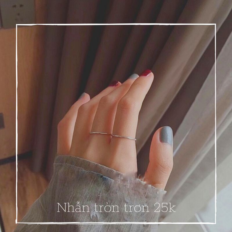 Nhẫn tròn trơn