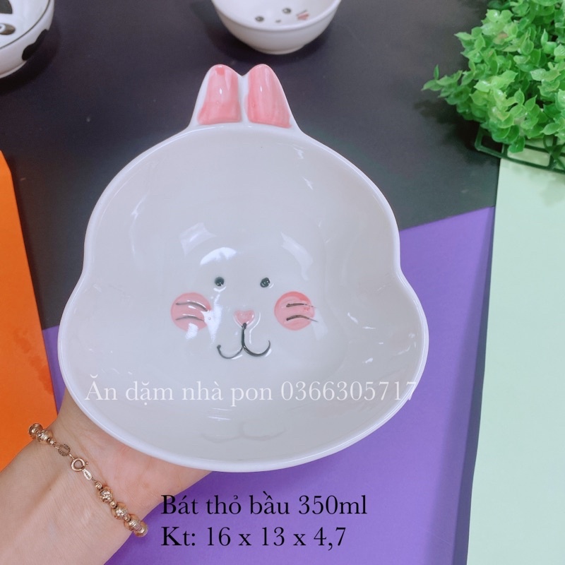 Bát ăn dặm, bát ăn cho bé, bát ăn dặm kiểu nhật kết hợp truyền thống, bát ăn màu trắng