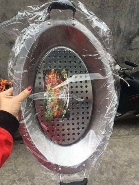 Khay cá chép om dưa inxox