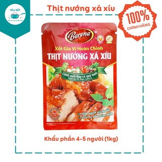 Xốt Thịt nướng xá xíu Barona 80g xốt gia vị hoàn chỉnh