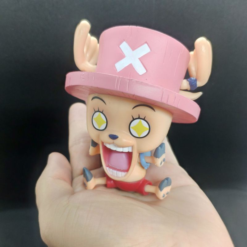 Mô hình Nhân vật One Piece chibi ngộ nghĩnh cute full nhân vật băng mũ rơm râu đen sabo onepiece