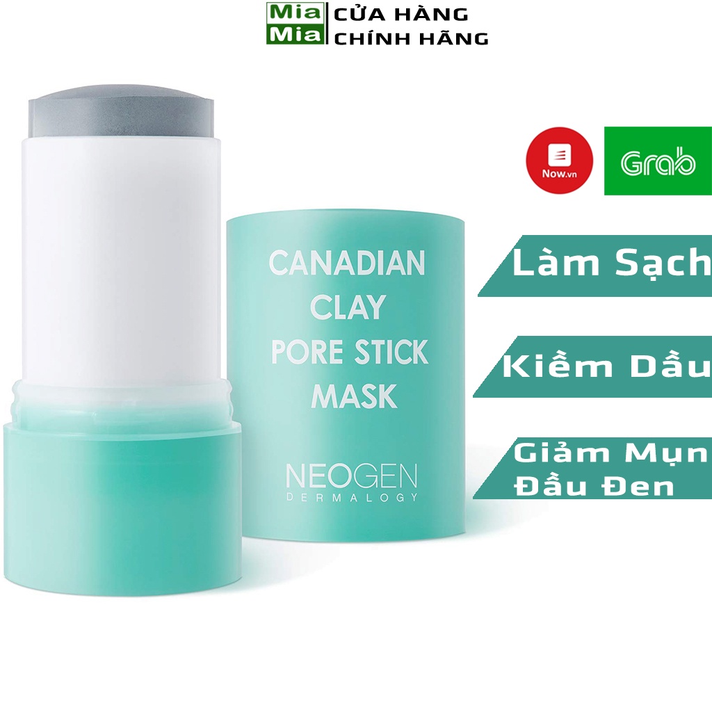Thanh Lăn Mụn Đầu Đen Đất Sét Bùn Băng NEOGEN DERMALOGY CANADIAN CLAY PORE STICK 28G [NHẬP KHẨU CHÍNH HÃNG]
