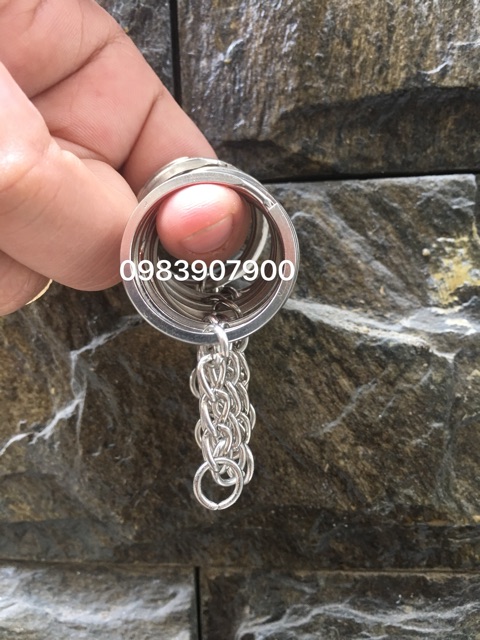 Khoen móc khoá dẹp loại tốt size 3cm ( Túi 100 cái )