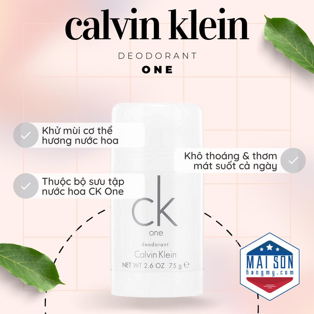 LĂN KHỬ MÙI NƯỚC HOA UNISEX CALVIN KLEIN CK ONE  - Hàng Nhập USA Chính Hãng