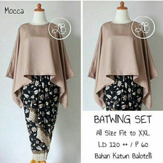 Áo Cánh Dơi Dự Tiệc_Kebaya_Kebaya_Set Javanese_Batwing