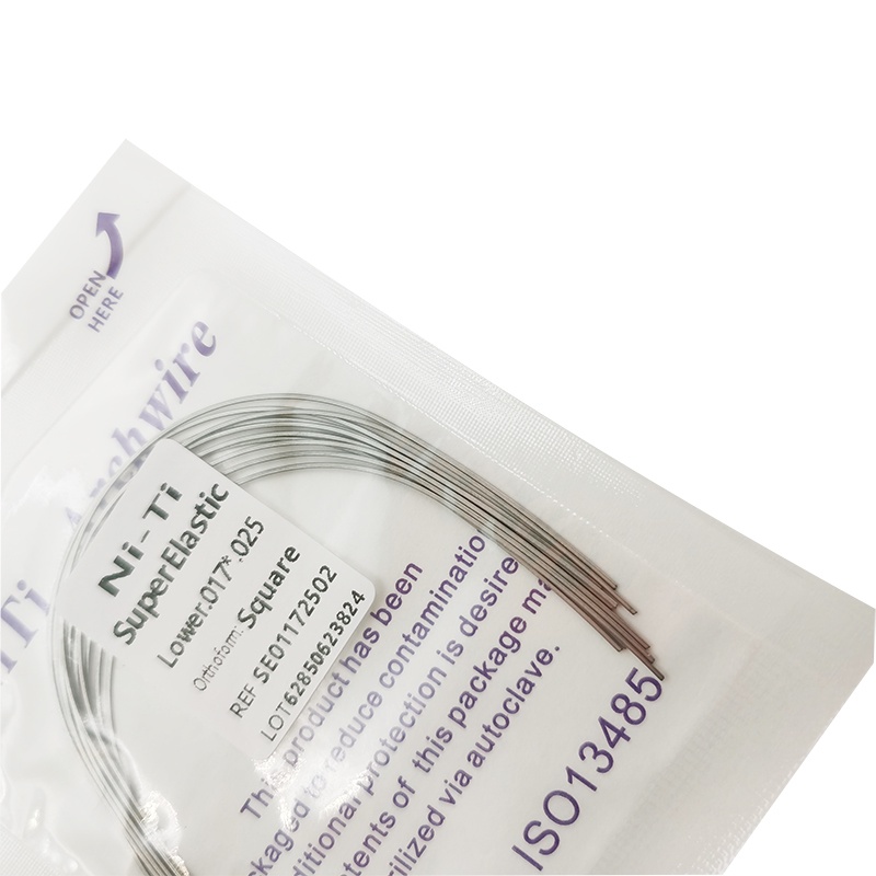 Cuộn Dây Thép Chỉnh Hình Răng Chỉnh Hình Đàn Hồi Bằng Niken Titan 16 * 22 / 17 * 25