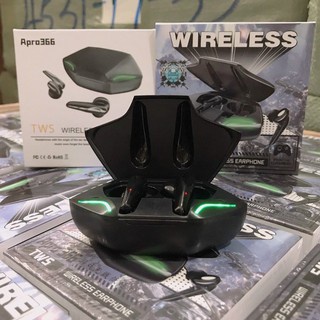 Tai nghe chơi game bluetooth , Tai nghe Gaming Apro366 Tws Bluetooth 5.0  Không dây có mic với độ trễ cực thấp