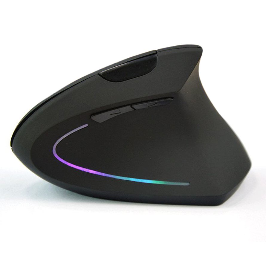 Chuột dọc không dây 2.4G công thái học 6 nút Chuột chơi game 1600DPI quang học