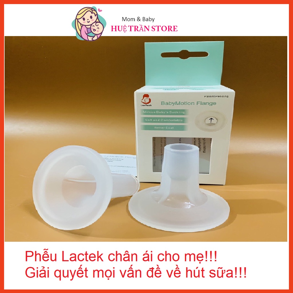 Phễu hút sữa silicon Lacteck Baby Motion