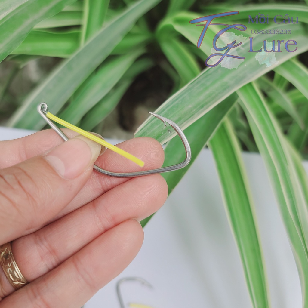 Combo 5 cái Lưỡi Câu Cá Lóc - Dáng Hàm Chó 1ly8